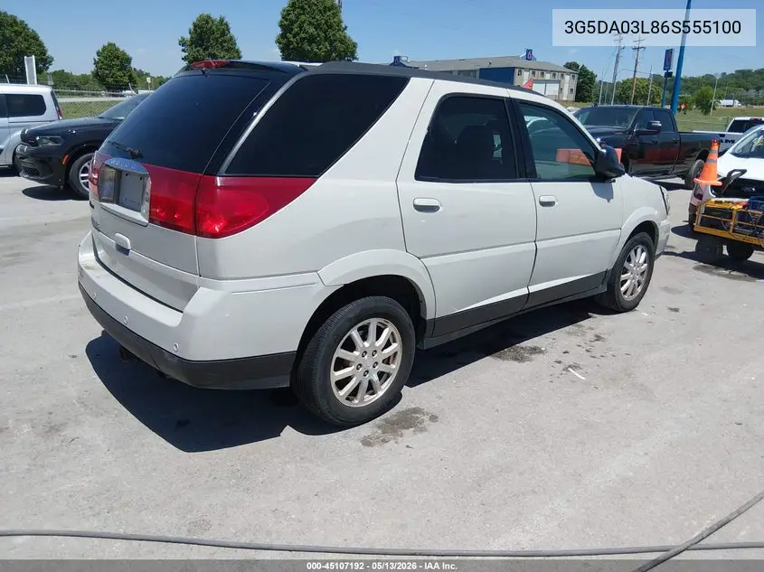 2006 Buick Rendezvous Cx VIN: 3G5DA03L86S555100 Lot: 45107192
