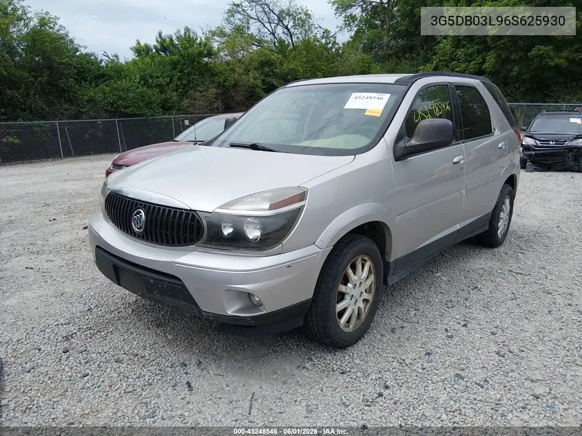 2006 Buick Rendezvous Cx VIN: 3G5DB03L96S625930 Lot: 45248546