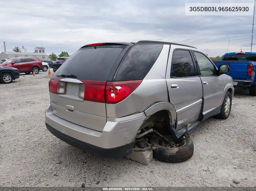 2006 Buick Rendezvous Cx VIN: 3G5DB03L96S625930 Lot: 45248546