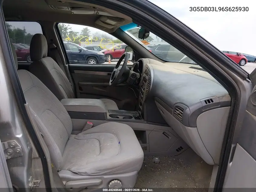 2006 Buick Rendezvous Cx VIN: 3G5DB03L96S625930 Lot: 45248546