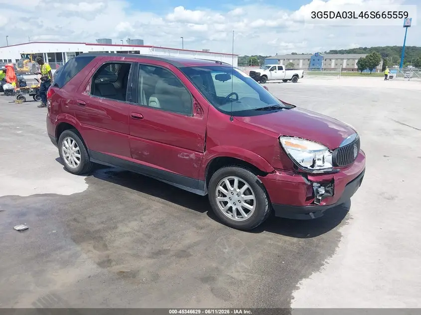 2006 Buick Rendezvous Cx VIN: 3G5DA03L46S665559 Lot: 45346629