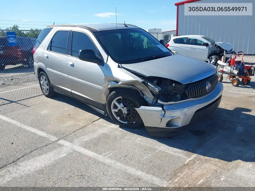 2006 Buick Rendezvous Cx VIN: 3G5DA03L06S549971 Lot: 45465904