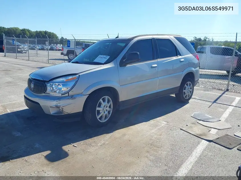2006 Buick Rendezvous Cx VIN: 3G5DA03L06S549971 Lot: 45465904
