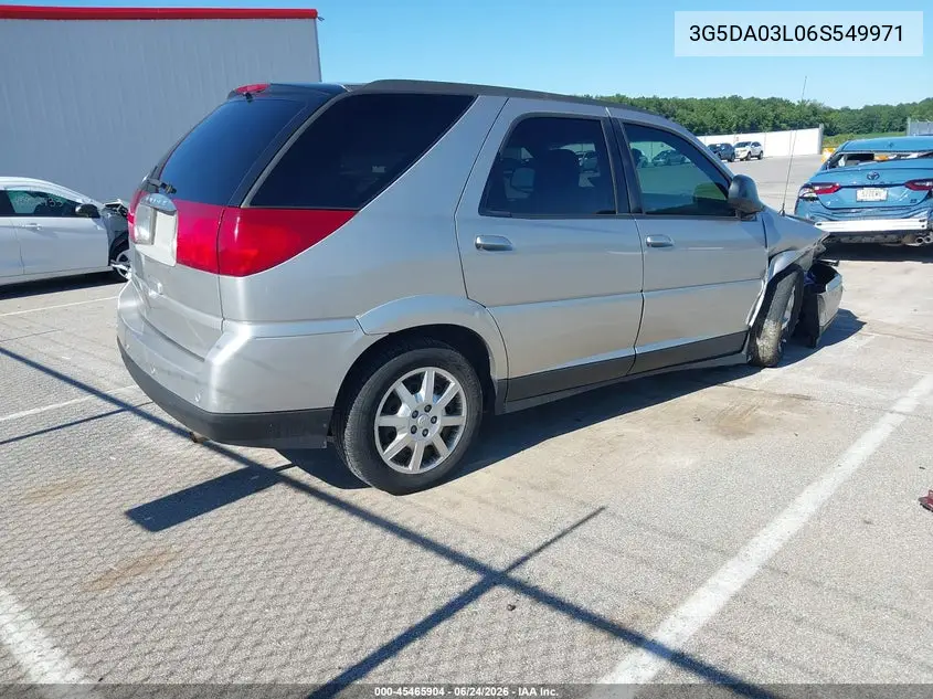 2006 Buick Rendezvous Cx VIN: 3G5DA03L06S549971 Lot: 45465904