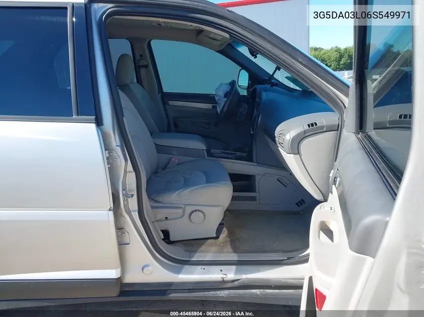 2006 Buick Rendezvous Cx VIN: 3G5DA03L06S549971 Lot: 45465904
