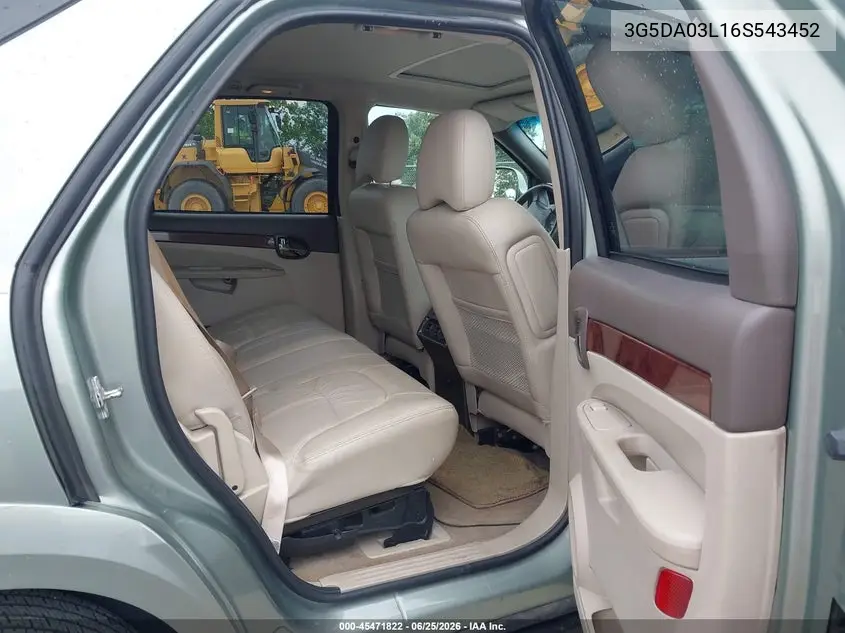 2006 Buick Rendezvous Cx VIN: 3G5DA03L16S543452 Lot: 45471822