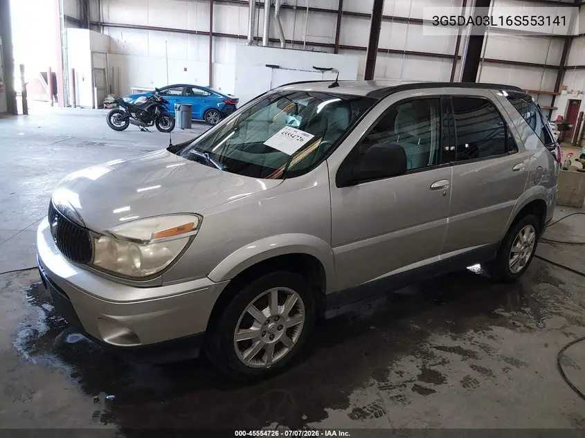 2006 Buick Rendezvous Cx VIN: 3G5DA03L16S553141 Lot: 45554726