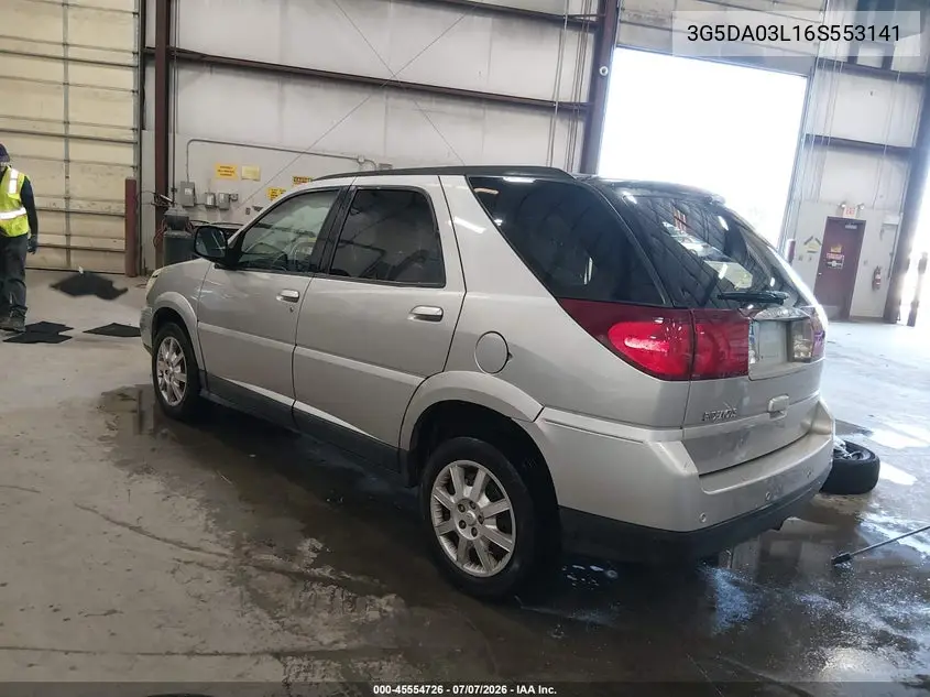 2006 Buick Rendezvous Cx VIN: 3G5DA03L16S553141 Lot: 45554726