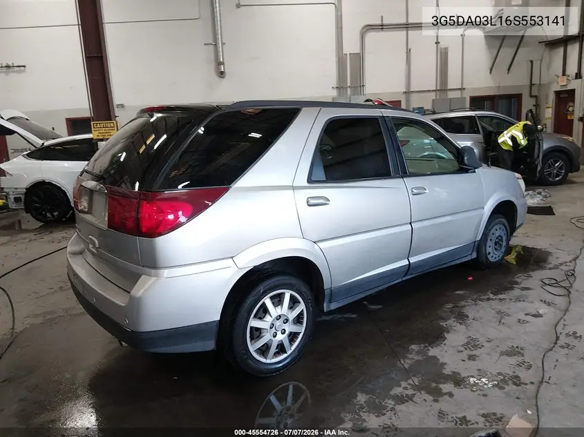 2006 Buick Rendezvous Cx VIN: 3G5DA03L16S553141 Lot: 45554726