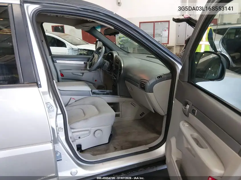 2006 Buick Rendezvous Cx VIN: 3G5DA03L16S553141 Lot: 45554726