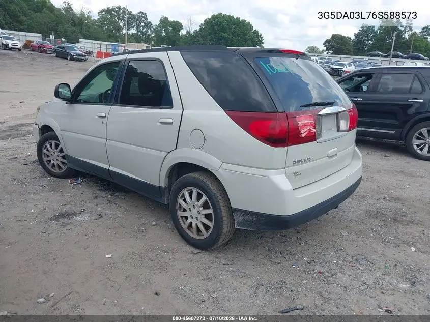 2006 Buick Rendezvous Cx VIN: 3G5DA03L76S588573 Lot: 45607273