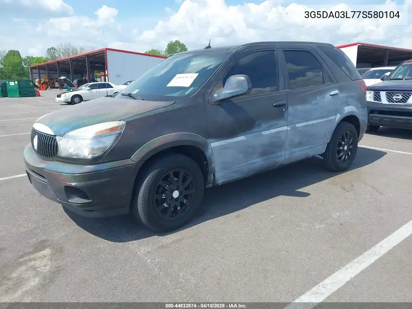 2007 Buick Rendezvous Cx VIN: 3G5DA03L77S580104 Lot: 44832874