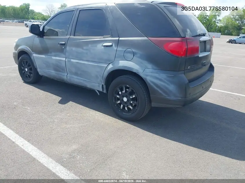 2007 Buick Rendezvous Cx VIN: 3G5DA03L77S580104 Lot: 44832874