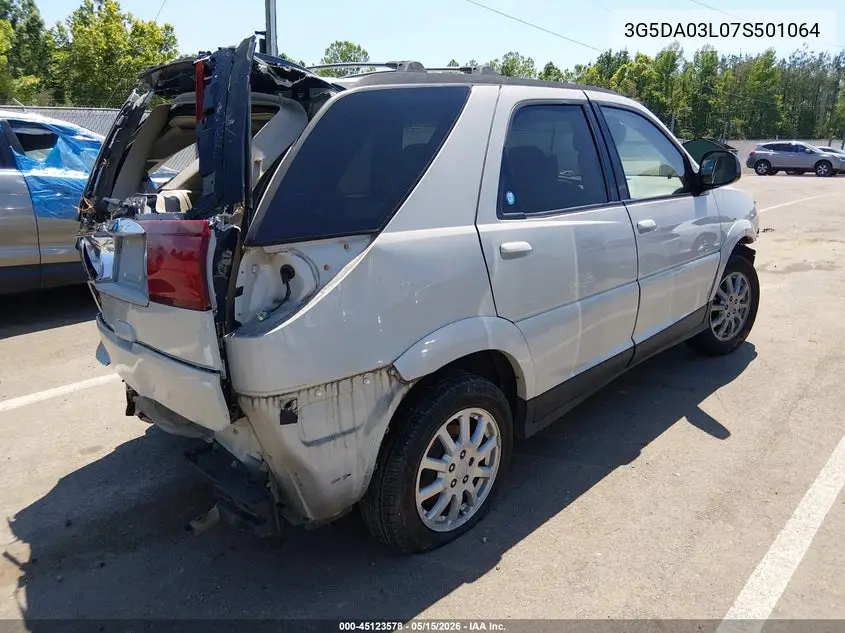 2007 Buick Rendezvous Cx VIN: 3G5DA03L07S501064 Lot: 45123578
