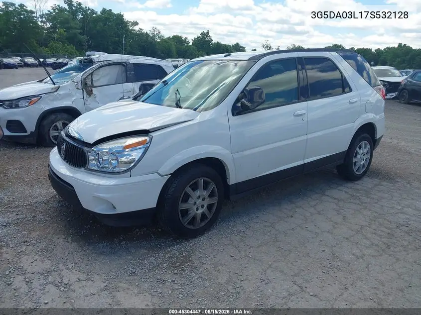 2007 Buick Rendezvous Cx VIN: 3G5DA03L17S532128 Lot: 45304447