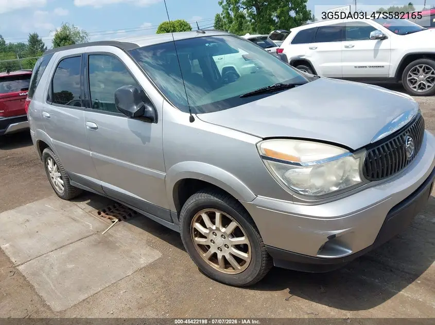 2007 Buick Rendezvous Cx VIN: 3G5DA03L47S582165 Lot: 45422198