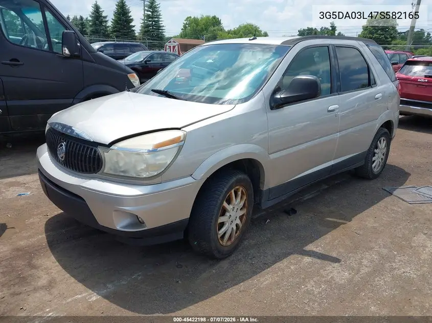 2007 Buick Rendezvous Cx VIN: 3G5DA03L47S582165 Lot: 45422198