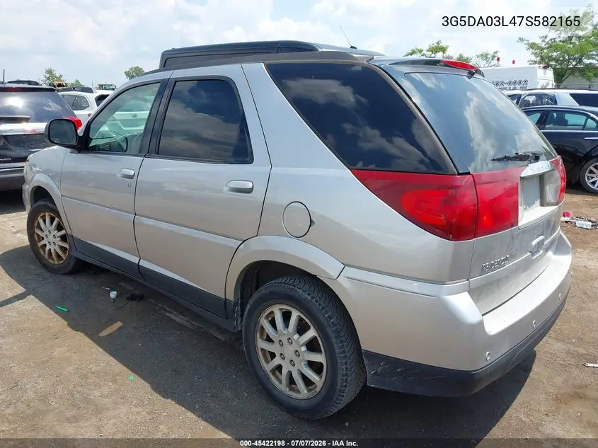 2007 Buick Rendezvous Cx VIN: 3G5DA03L47S582165 Lot: 45422198