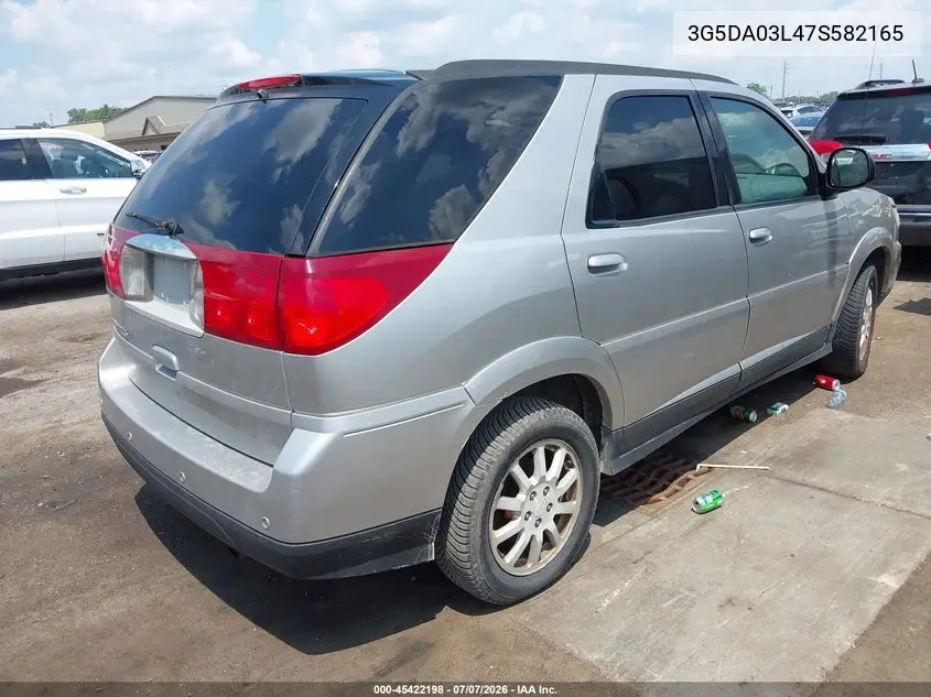 2007 Buick Rendezvous Cx VIN: 3G5DA03L47S582165 Lot: 45422198