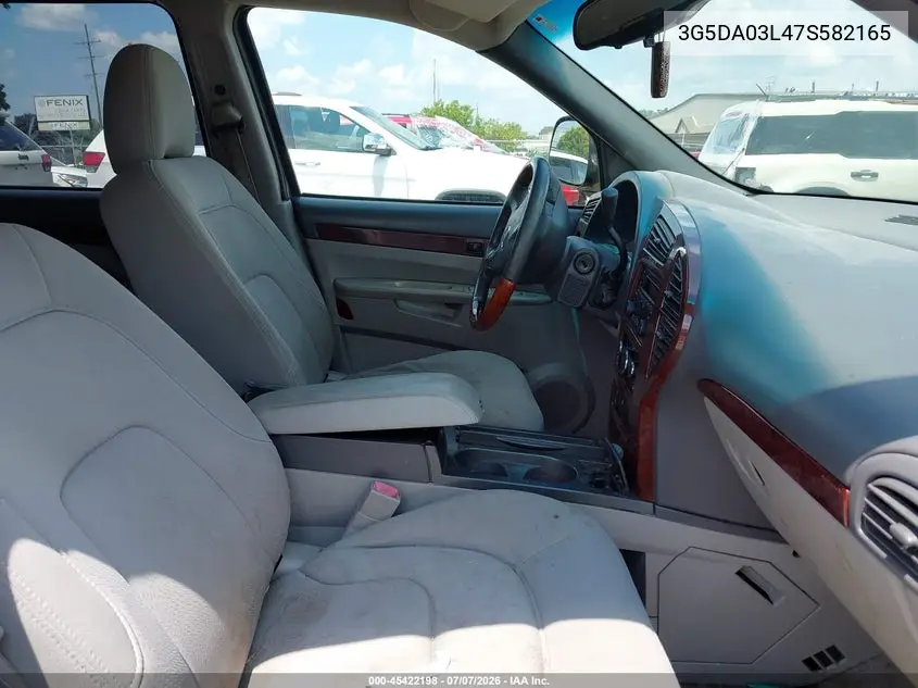 2007 Buick Rendezvous Cx VIN: 3G5DA03L47S582165 Lot: 45422198