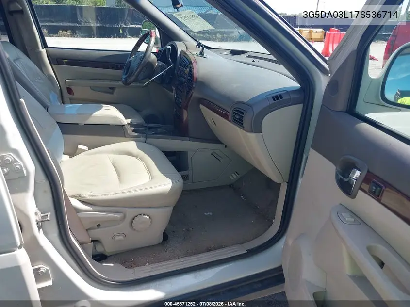 2007 Buick Rendezvous Cxl VIN: 3G5DA03L17S536714 Lot: 45571252