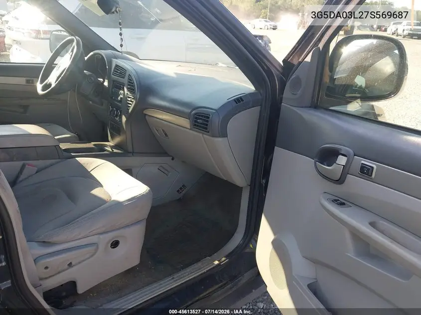 2007 Buick Rendezvous Cx VIN: 3G5DA03L27S569687 Lot: 45613527