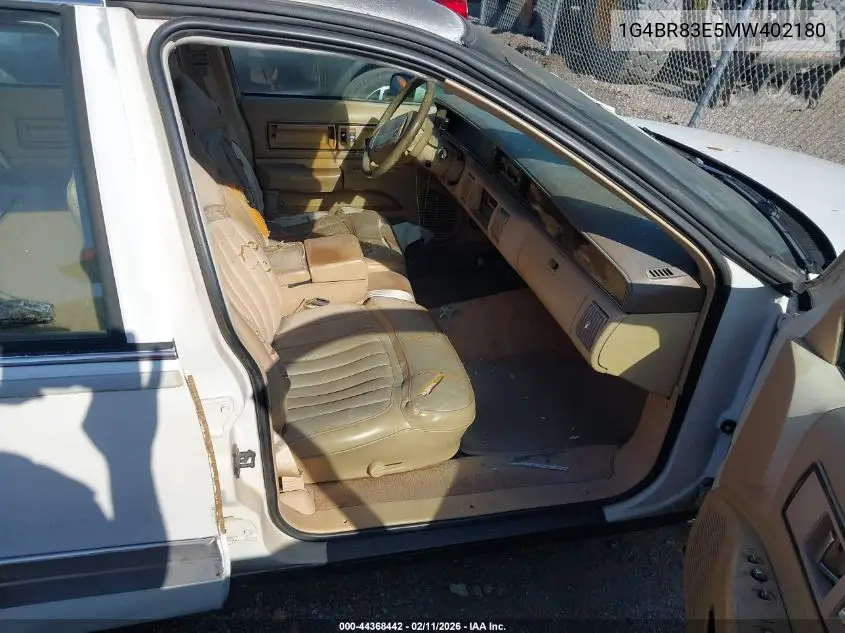 1991 Buick Roadmaster Estate VIN: 1G4BR83E5MW402180 Lot: 44368442