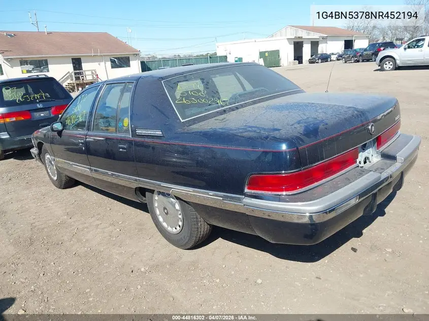 1992 Buick Roadmaster VIN: 1G4BN5378NR452194 Lot: 44816302