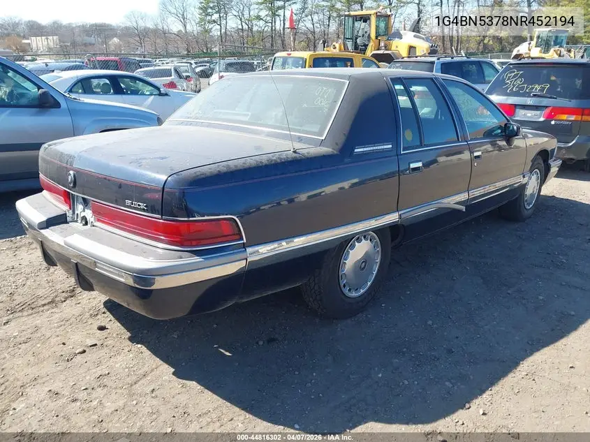 1992 Buick Roadmaster VIN: 1G4BN5378NR452194 Lot: 44816302