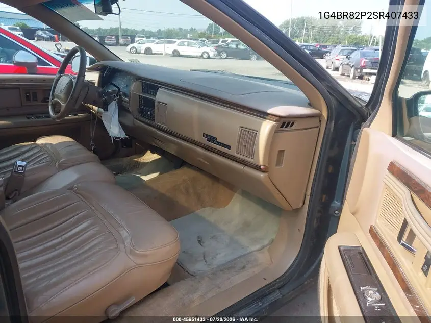 1995 Buick Roadmaster Estate VIN: 1G4BR82P2SR407433 Lot: 45651433