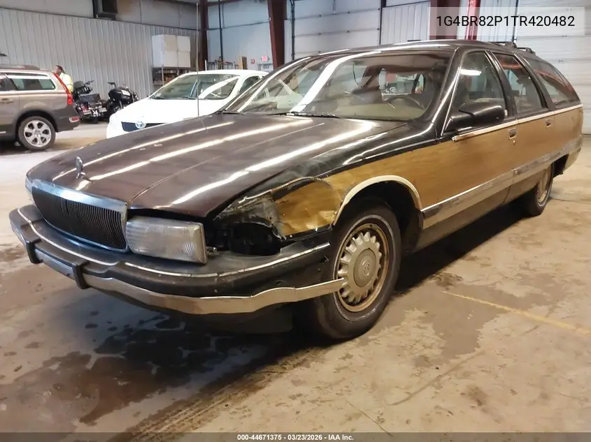 1996 Buick Roadmaster Limited VIN: 1G4BR82P1TR420482 Lot: 44671375