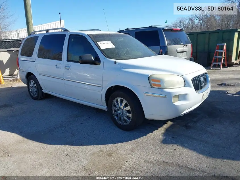 2005 Buick Terraza Cxl VIN: 5GADV33L15D180164 Lot: 44481075