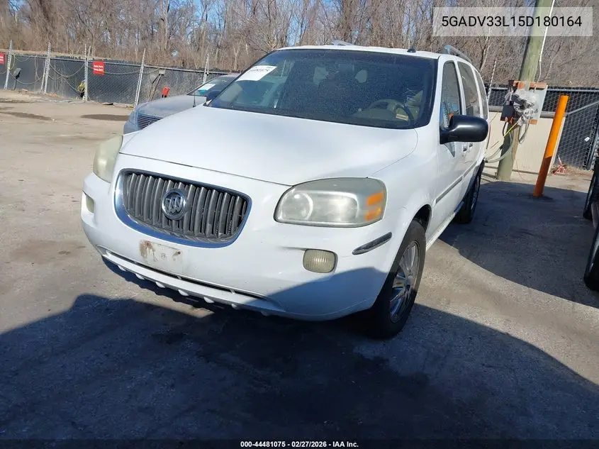 2005 Buick Terraza Cxl VIN: 5GADV33L15D180164 Lot: 44481075