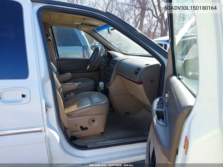 2005 Buick Terraza Cxl VIN: 5GADV33L15D180164 Lot: 44481075