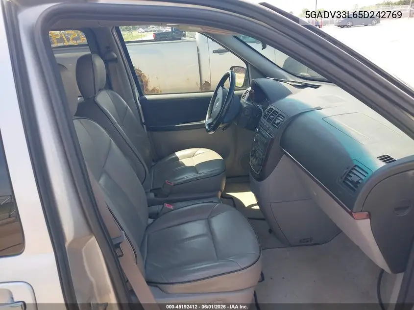 2005 Buick Terraza Cxl VIN: 5GADV33L65D242769 Lot: 45192412