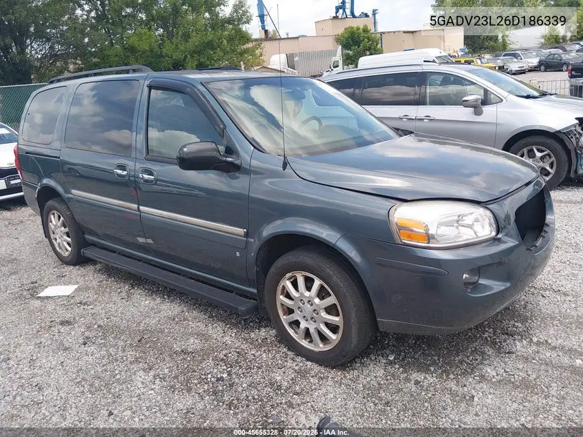 2006 Buick Terraza Cx VIN: 5GADV23L26D186339 Lot: 45655328