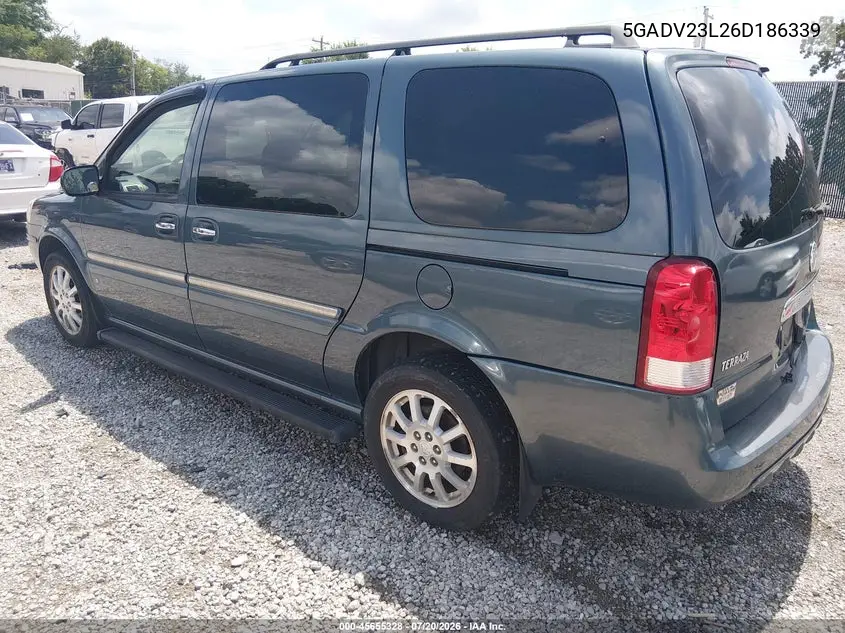 2006 Buick Terraza Cx VIN: 5GADV23L26D186339 Lot: 45655328