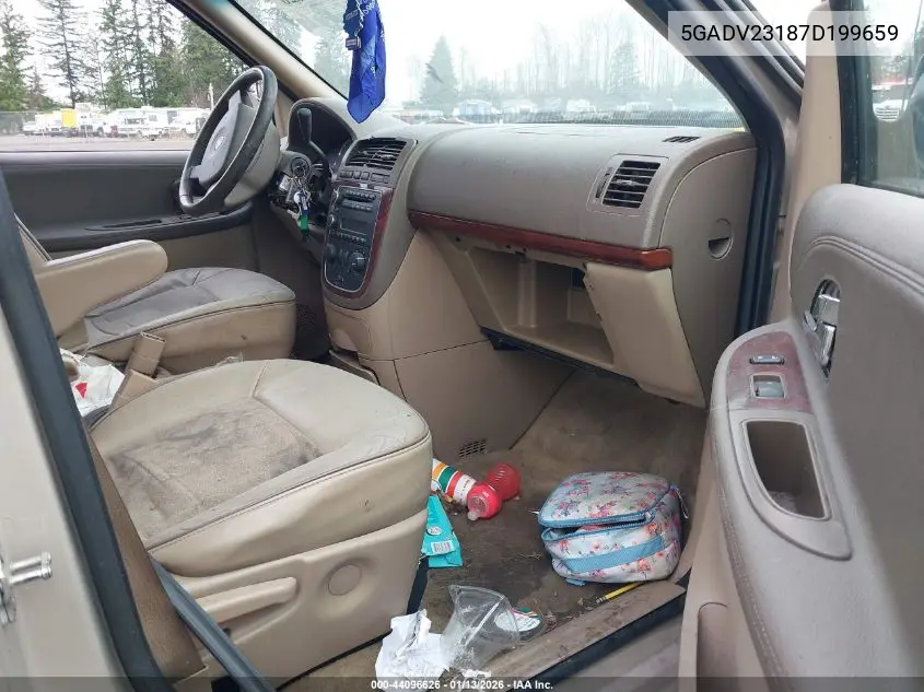 2007 Buick Terraza Cx Plus VIN: 5GADV23187D199659 Lot: 44096626