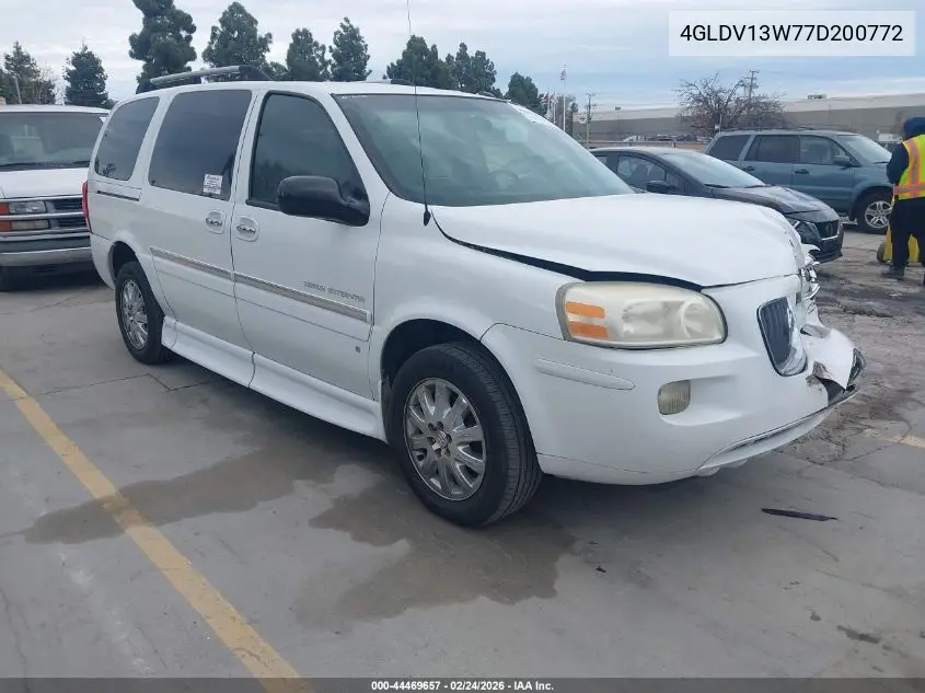 2007 Buick Terraza Cxl VIN: 4GLDV13W77D200772 Lot: 44469657