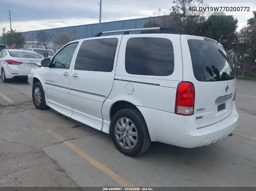 2007 Buick Terraza Cxl VIN: 4GLDV13W77D200772 Lot: 44469657