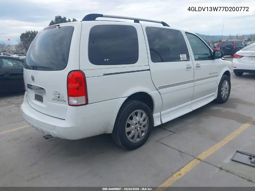 2007 Buick Terraza Cxl VIN: 4GLDV13W77D200772 Lot: 44469657