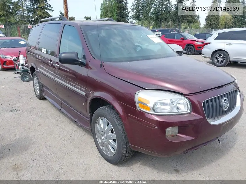 2007 Buick Terraza Cxl VIN: 4GLDV13197D145939 Lot: 44941480