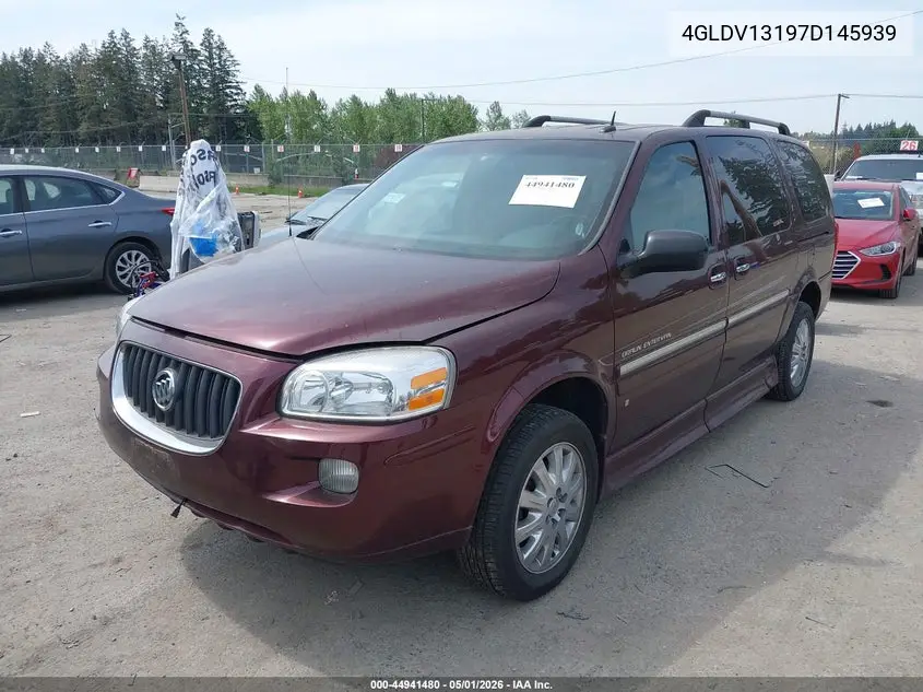 2007 Buick Terraza Cxl VIN: 4GLDV13197D145939 Lot: 44941480