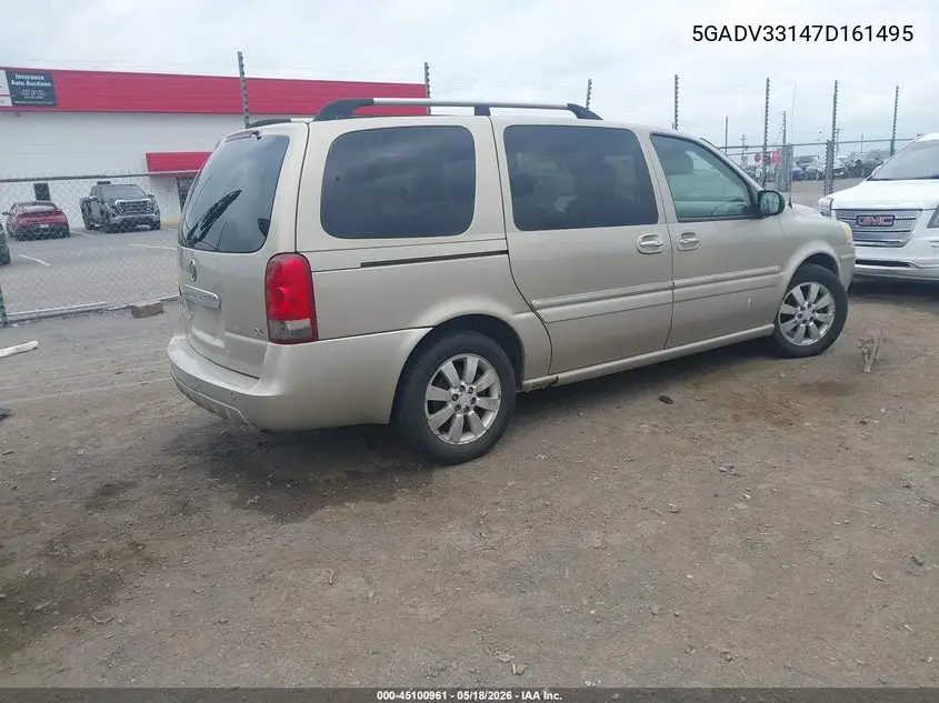 2007 Buick Terraza Cxl VIN: 5GADV33147D161495 Lot: 45100961