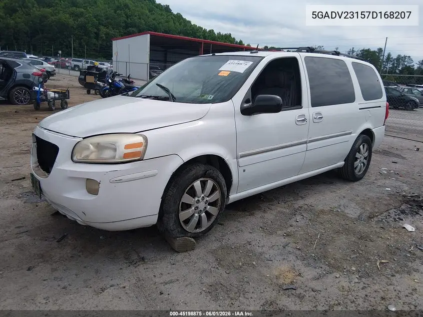 2007 Buick Terraza Cx Plus VIN: 5GADV23157D168207 Lot: 45198875