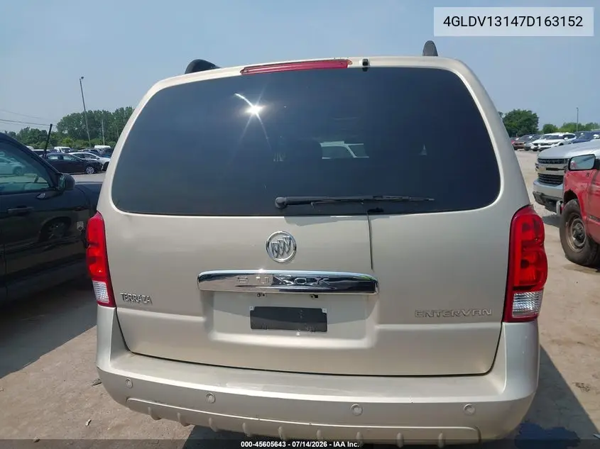 2007 Buick Terraza Cxl VIN: 4GLDV13147D163152 Lot: 45605643