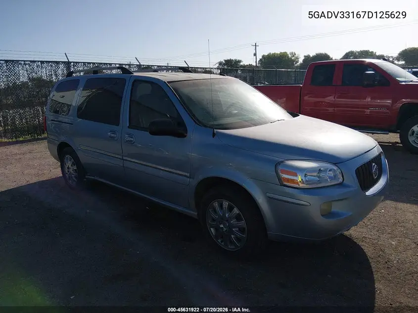 2007 Buick Terraza Cxl VIN: 5GADV33167D125629 Lot: 45631922