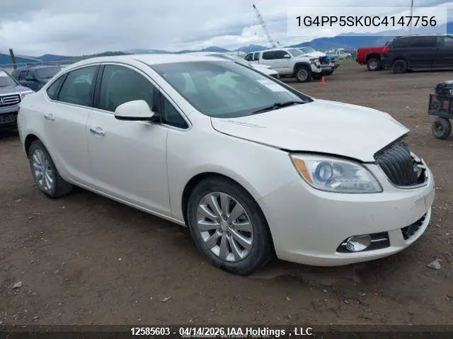 2012 Buick Verano VIN: 1G4PP5SK0C4147756 Lot: 12585603