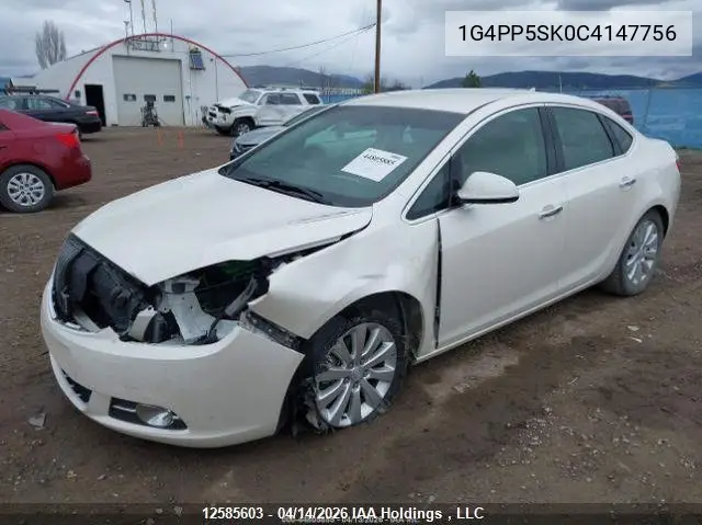 2012 Buick Verano VIN: 1G4PP5SK0C4147756 Lot: 12585603
