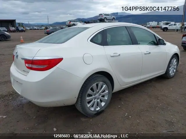 2012 Buick Verano VIN: 1G4PP5SK0C4147756 Lot: 12585603